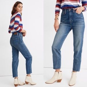 Madewell The Momjean in Downey Wash Straight  Leg AG375 Size 28